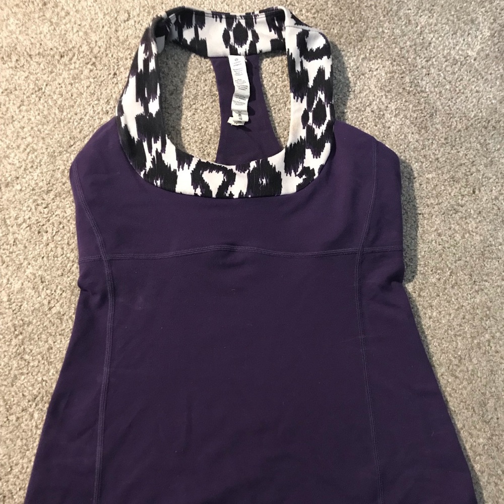 Lulu lemon scoop neck top